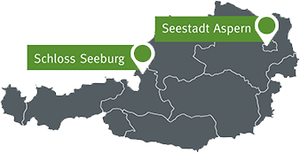 Standortkarte, in Seekirchen und in Wien studieren