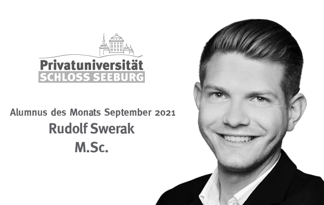 Alumnus des Monats September 2021: Rudolf Swerak M.Sc.