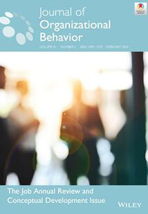 Journal of organizational behavior